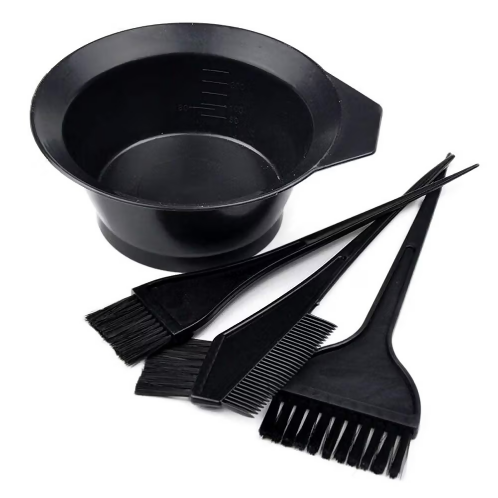 Bronson Professional Hair Dye Colouring Kit Brush And Bowl