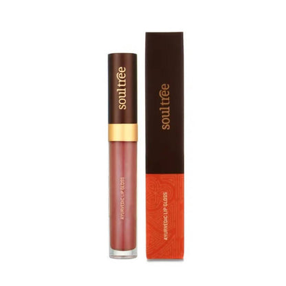 Soultree Ayurvedic Lip Gloss - Nude Pink - 5 gms