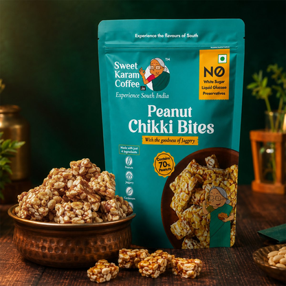 Sweet Karam Coffee Peanut Chikki