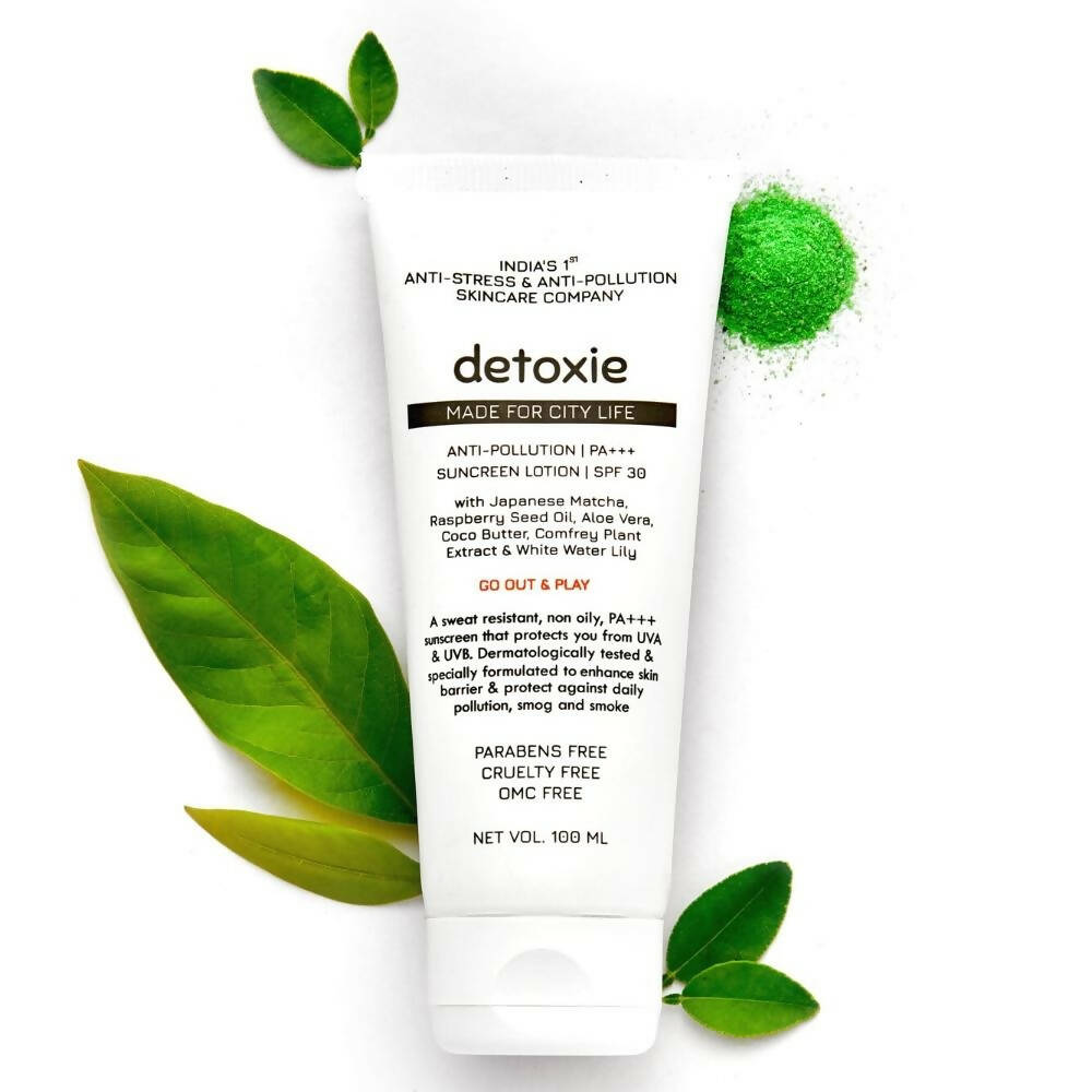 Detoxie Anti-Pollution PA+++ Sunscreen Lotion SPF 30 - 100 gms