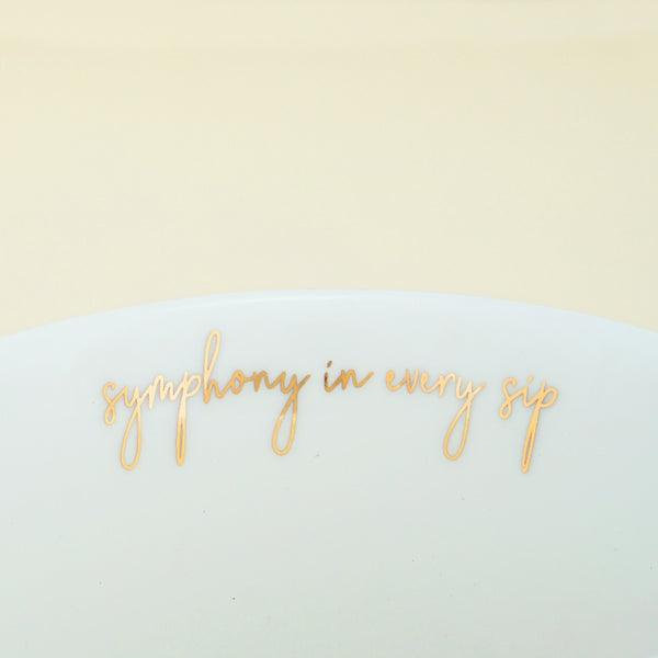 Bossa Nova Cup & Saucer Set | Set of 2 | Multiple Colors
