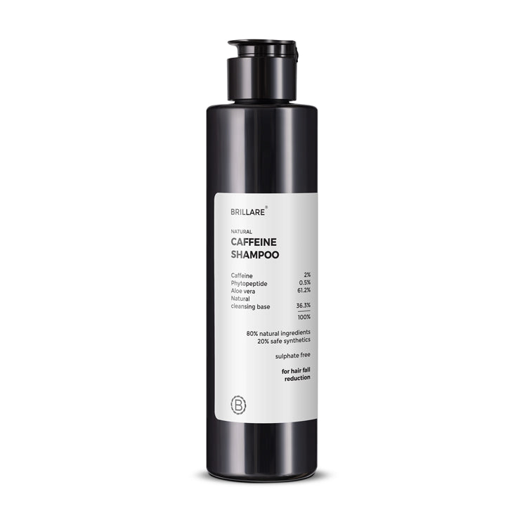Brillare Caffeine Shampoo For Reducing Hair Loss and Breakage - 200 ml