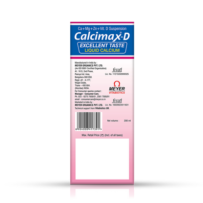 Vitabiotics Calcimax D Liquid Calcium - 200 ml