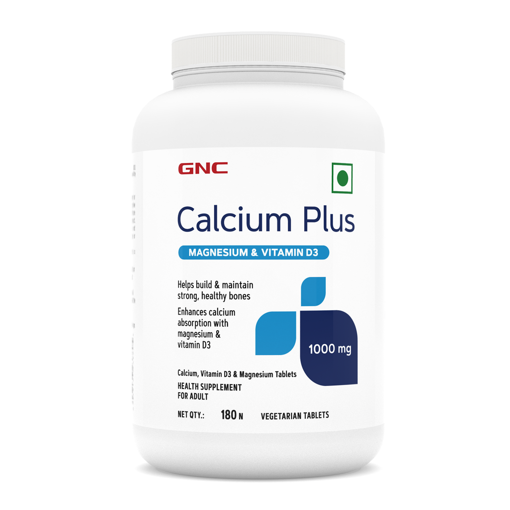 GNC Calcium Plus with Magnesium & Vitamin D3 - 60 tabs