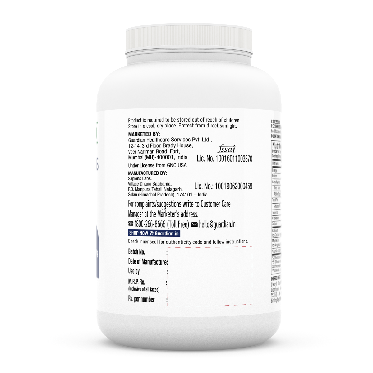 GNC Calcium Plus with Magnesium & Vitamin D3 - 60 tabs