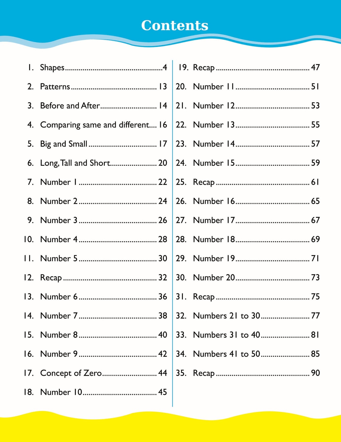 Cardinal Mathematics Primer A|Junior KG|Pattern & Shapes|Number 1-50|Fun Learning Maths Activity Book| Ages 3-6 Years