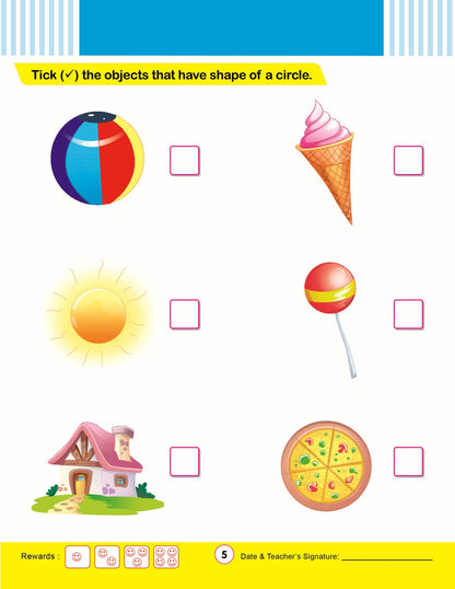 Cardinal Mathematics Primer A|Junior KG|Pattern & Shapes|Number 1-50|Fun Learning Maths Activity Book| Ages 3-6 Years