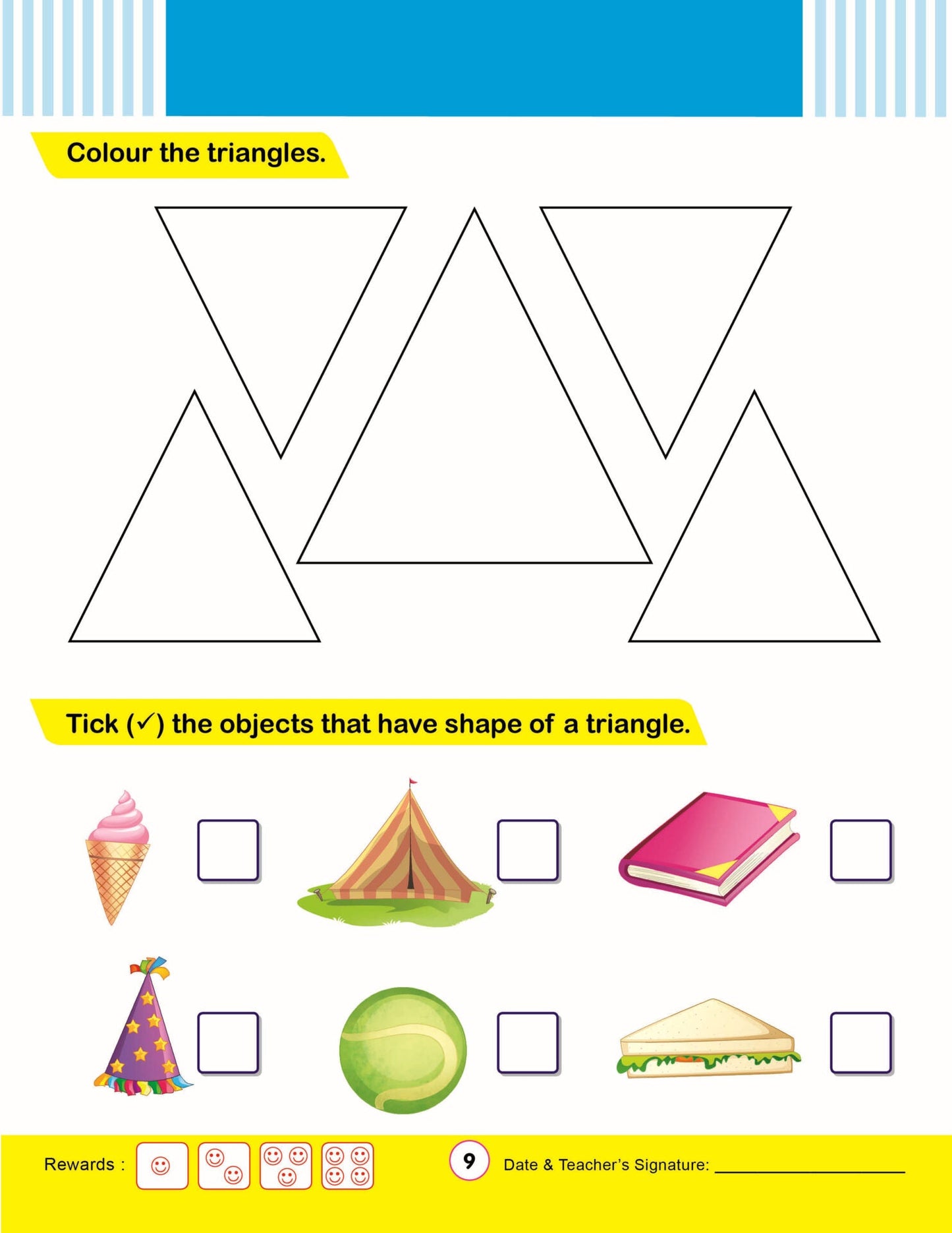 Cardinal Mathematics Primer A|Junior KG|Pattern & Shapes|Number 1-50|Fun Learning Maths Activity Book| Ages 3-6 Years