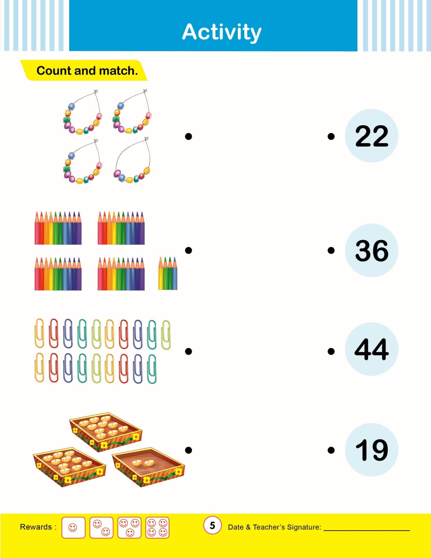 Cardinal Mathematics Primer B|Senior KG|Pattern & Shapes|Number 1-100|Skip Counting|Fun Learning Maths Activity Book| Ages 3-7 Years