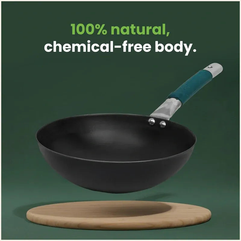 The Indus Valley Iron Wok with Grip