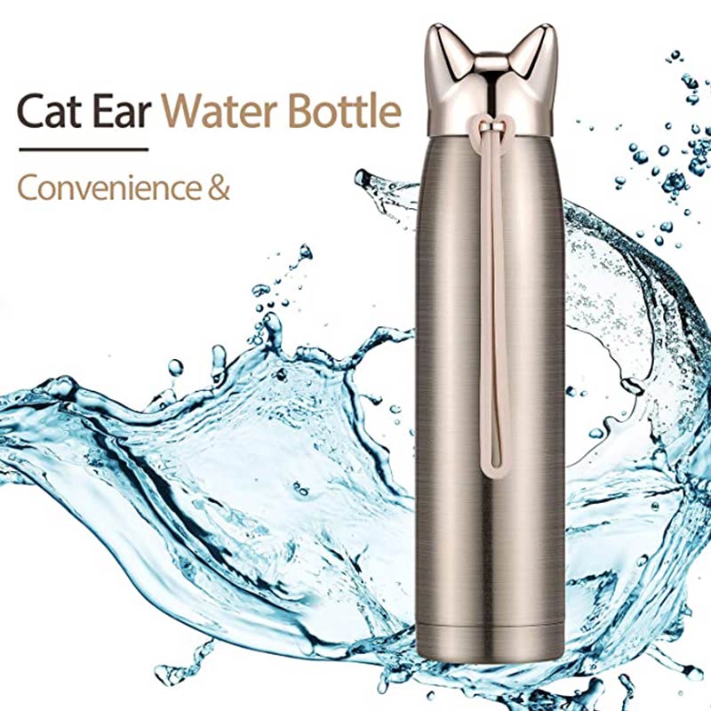Stainless Steel Cat Bottle | Multiple Colors
