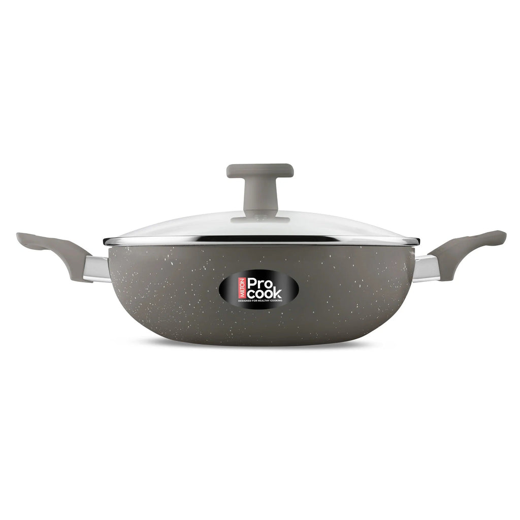 Milton ProCook Ceramic Kadhai with Lid