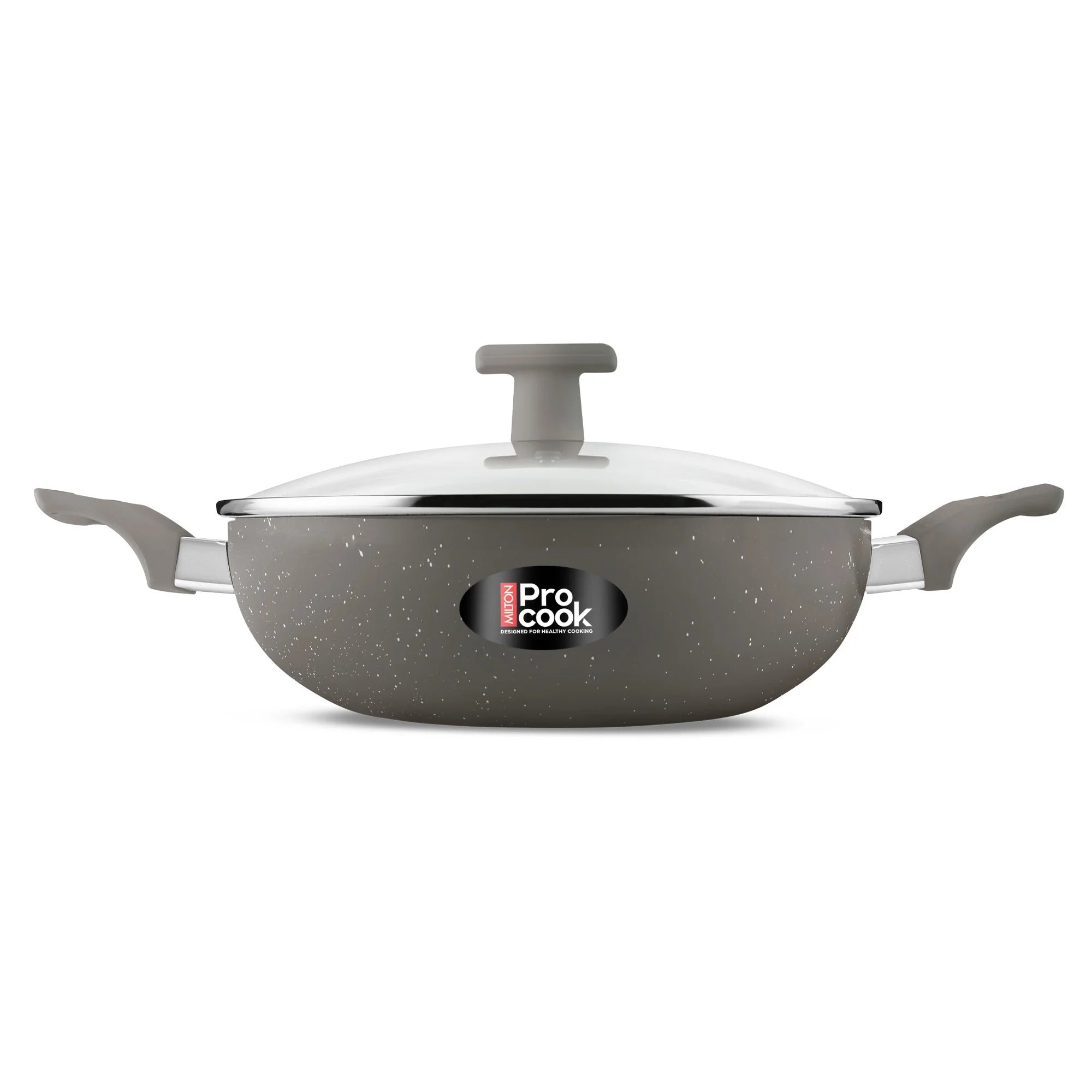 Milton ProCook Ceramic Kadhai with Lid