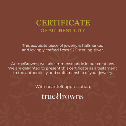 trueBrowns X Voylla 925 Sterling Silver Precious Swag Wala Bro Thread Rakhi