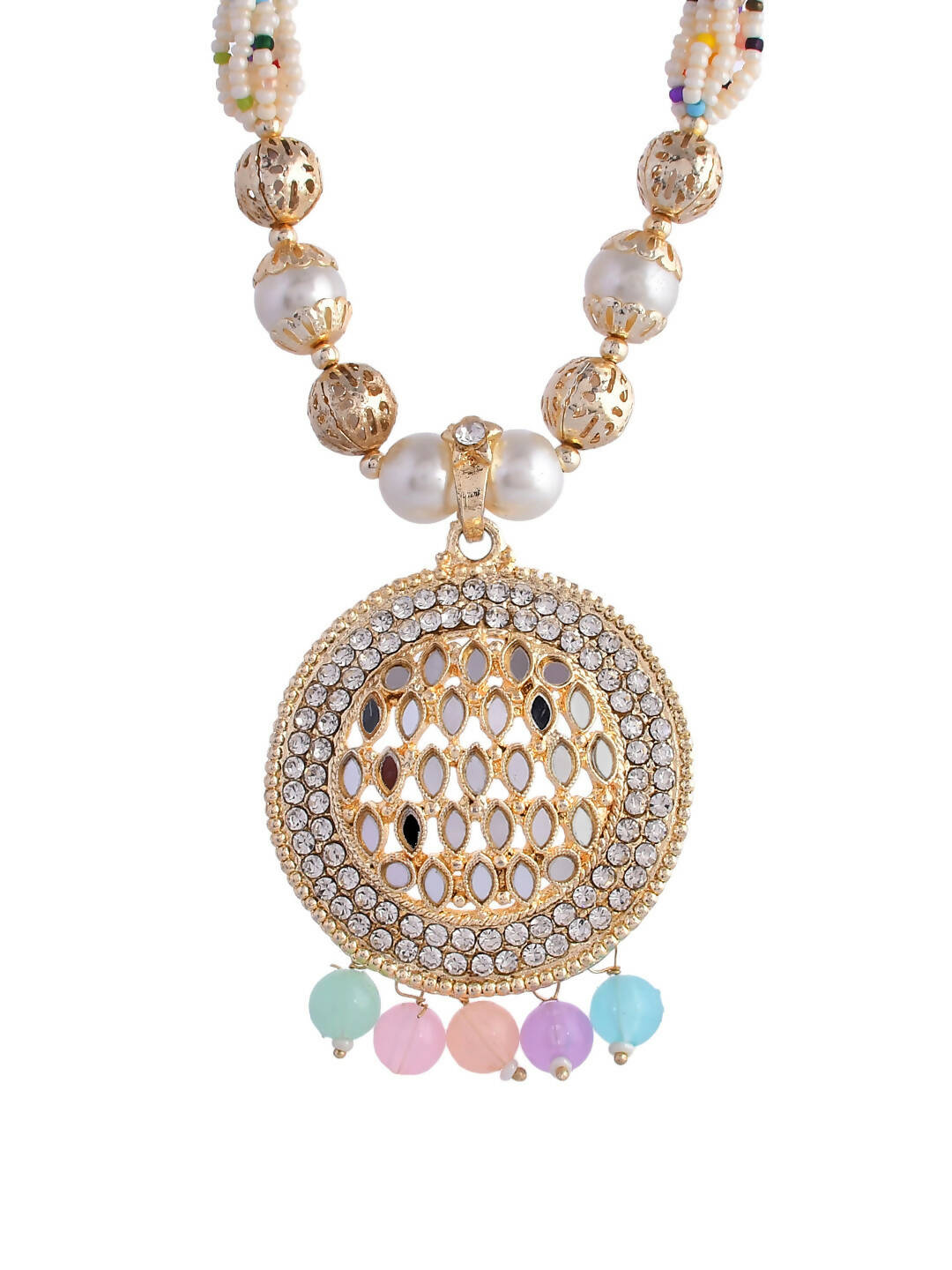 VOJ Women Multi Color stainless steel Jewellery Set