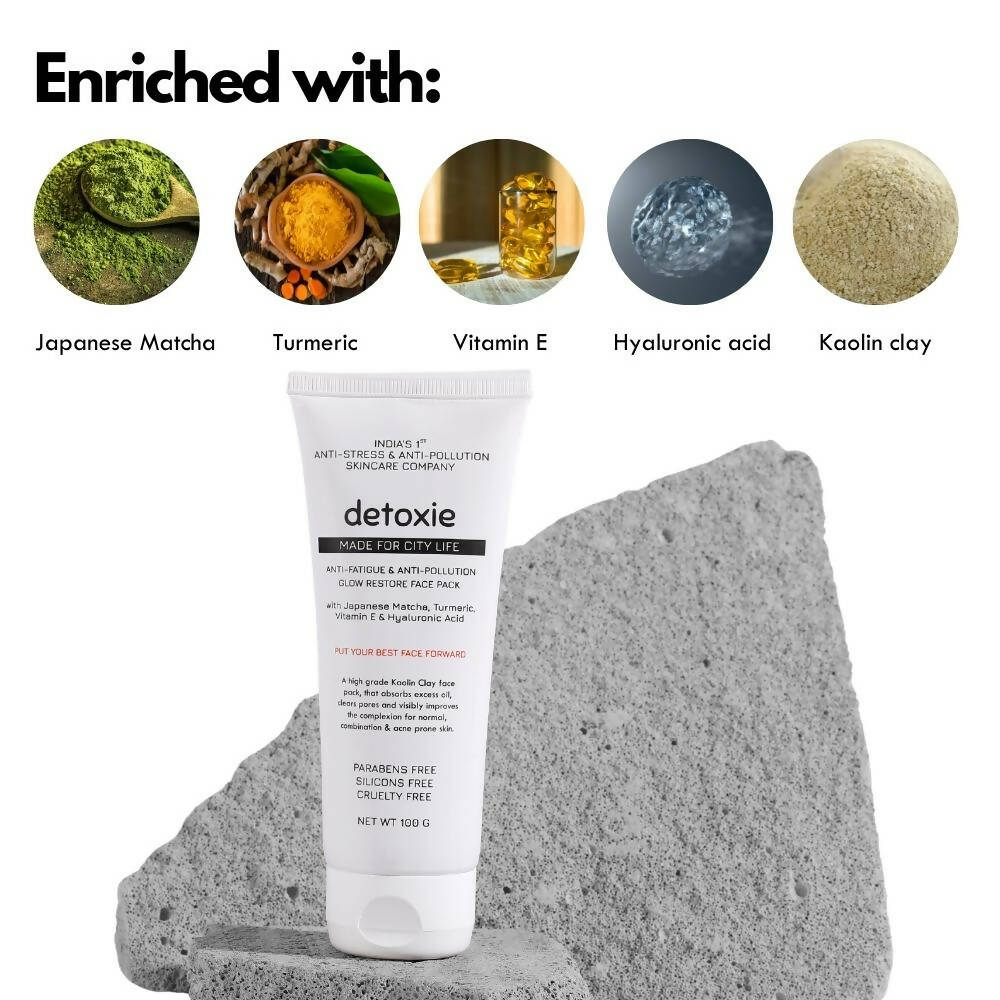 Detoxie Anti-Fatigue & Anti-Pollution Glow Restore Face Pack - 100 ml