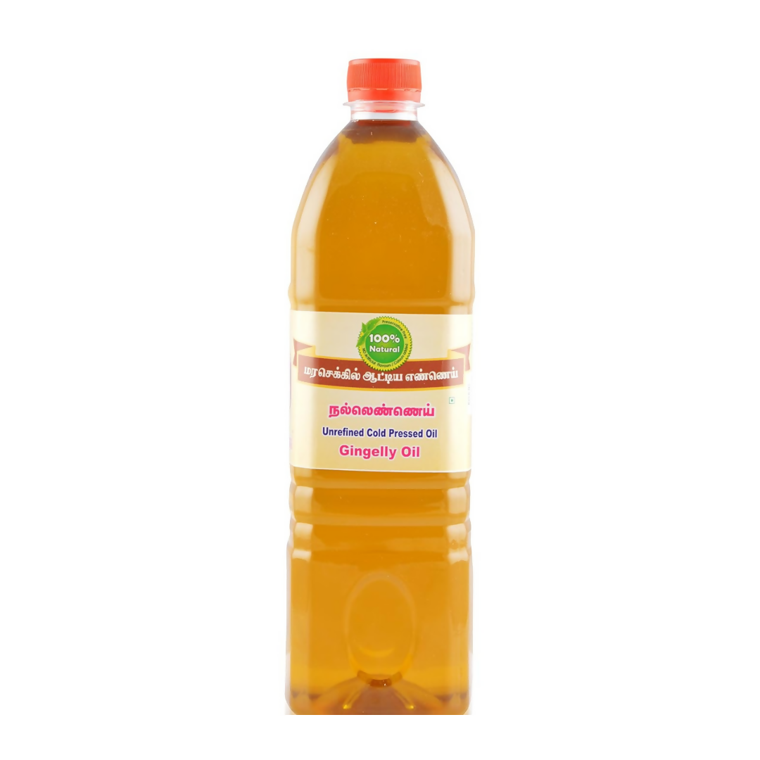 Ammi Samayal Wood Pressed Sesame Gingelly Oil for Cooking