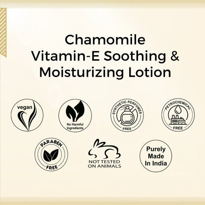 Aroma Treasures Chamomile Vitamin-E Soothing & Moisturizing Lotion - 100 ml