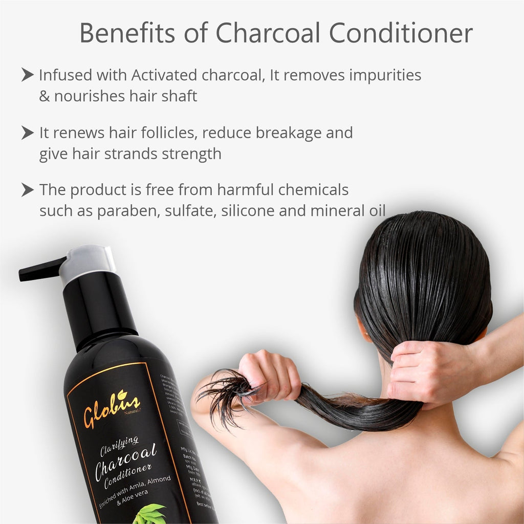 Globus Naturals Clarifying Charcoal Conditioner - 250 ml