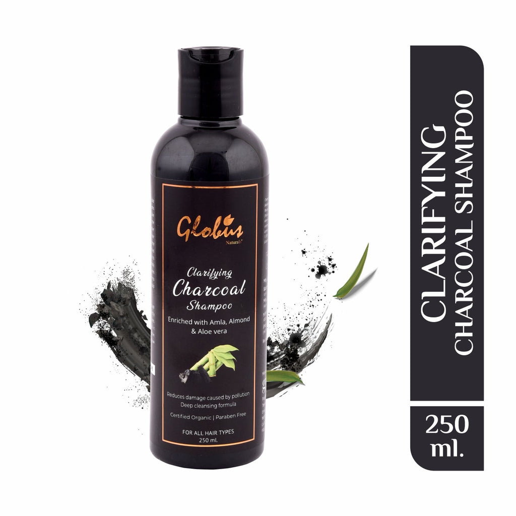 Globus Naturals Clarifying Charcoal Shampoo - 250 ml