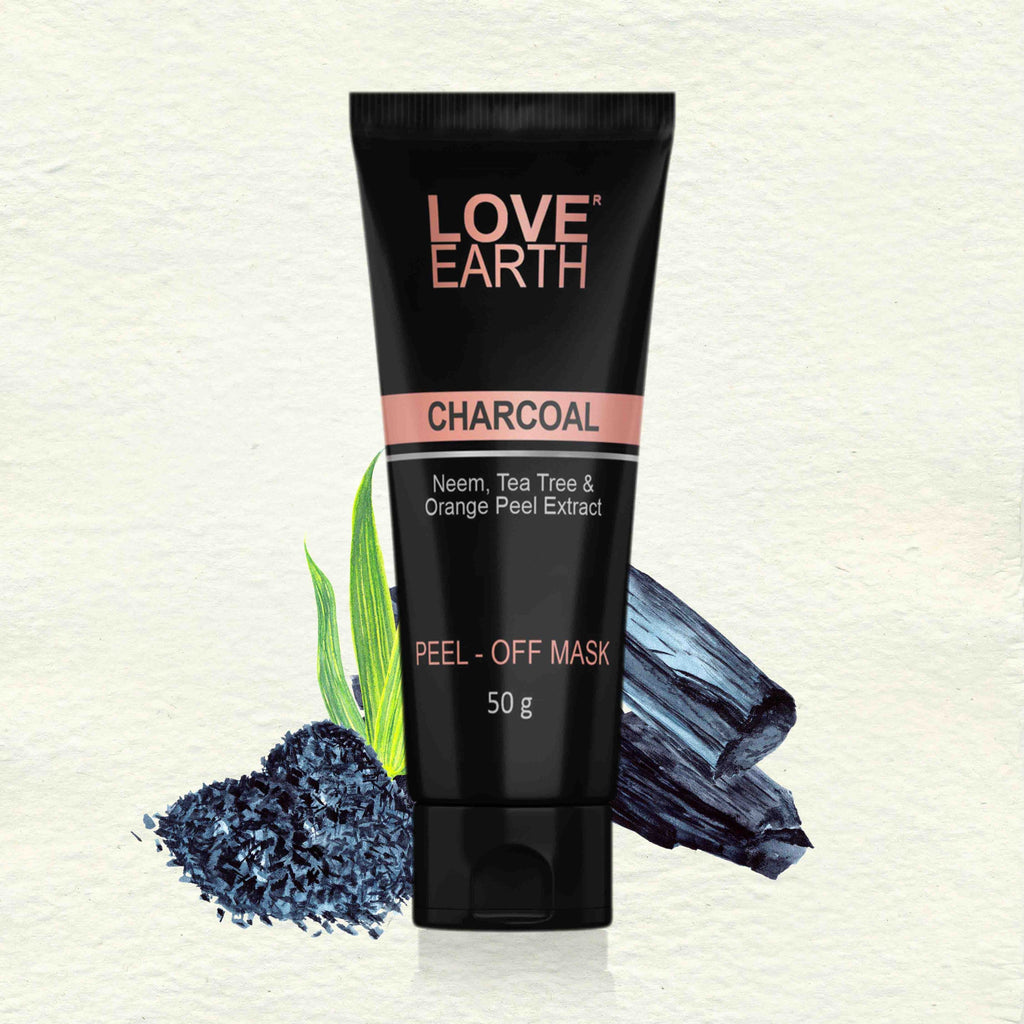 Love Earth Charcoal Peel Off Mask - 50 gms