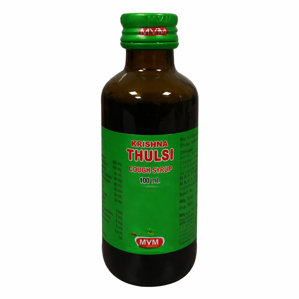MVM Ayurveda Krishna Thulasi Cough Syrup