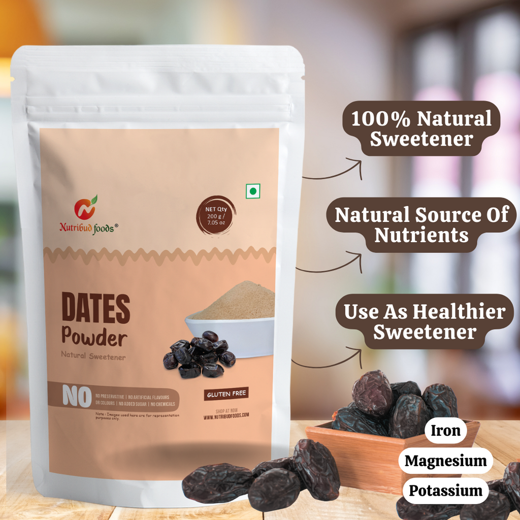 Nutribud Dates Powder (Natural Sweetener) - 200 gms