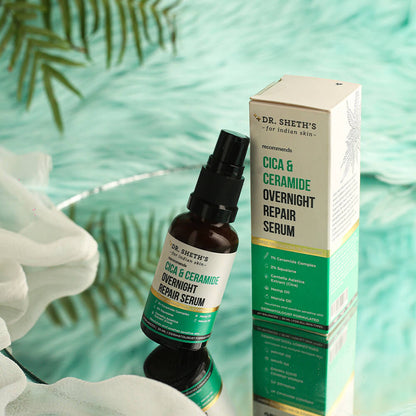 Dr. Sheth's Cica & Ceramide Overnight Repair Serum - 30 ml