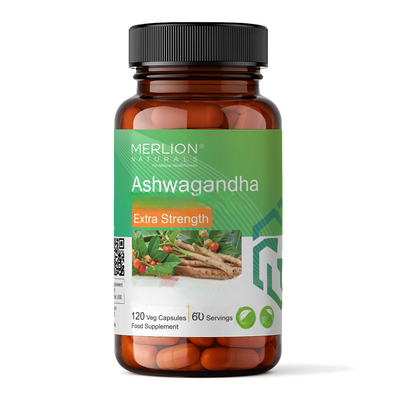 Merlion Naturals Ashwagandha Extra Strength Capsules