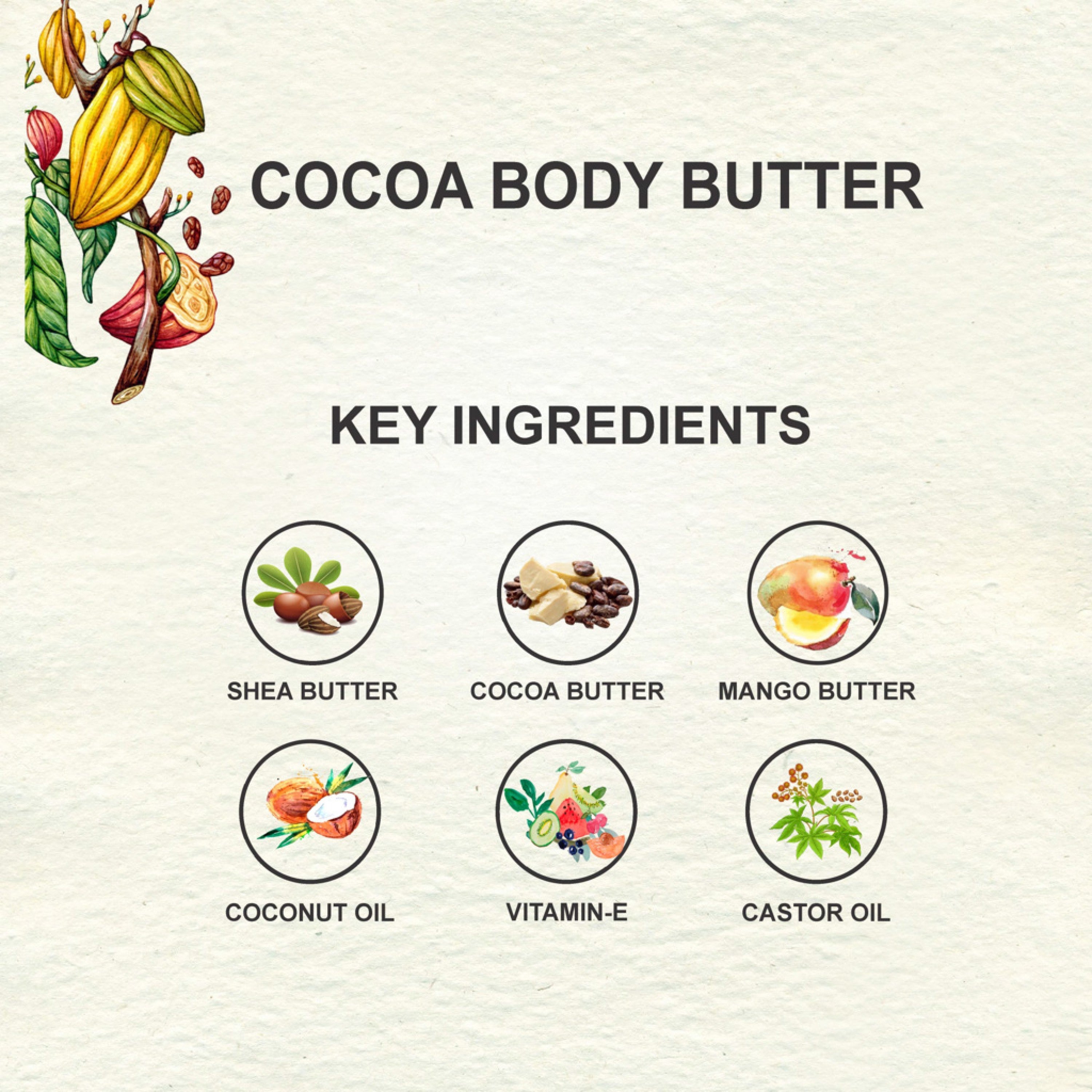 Love Earth Cocoa Body Butter - 100 gms