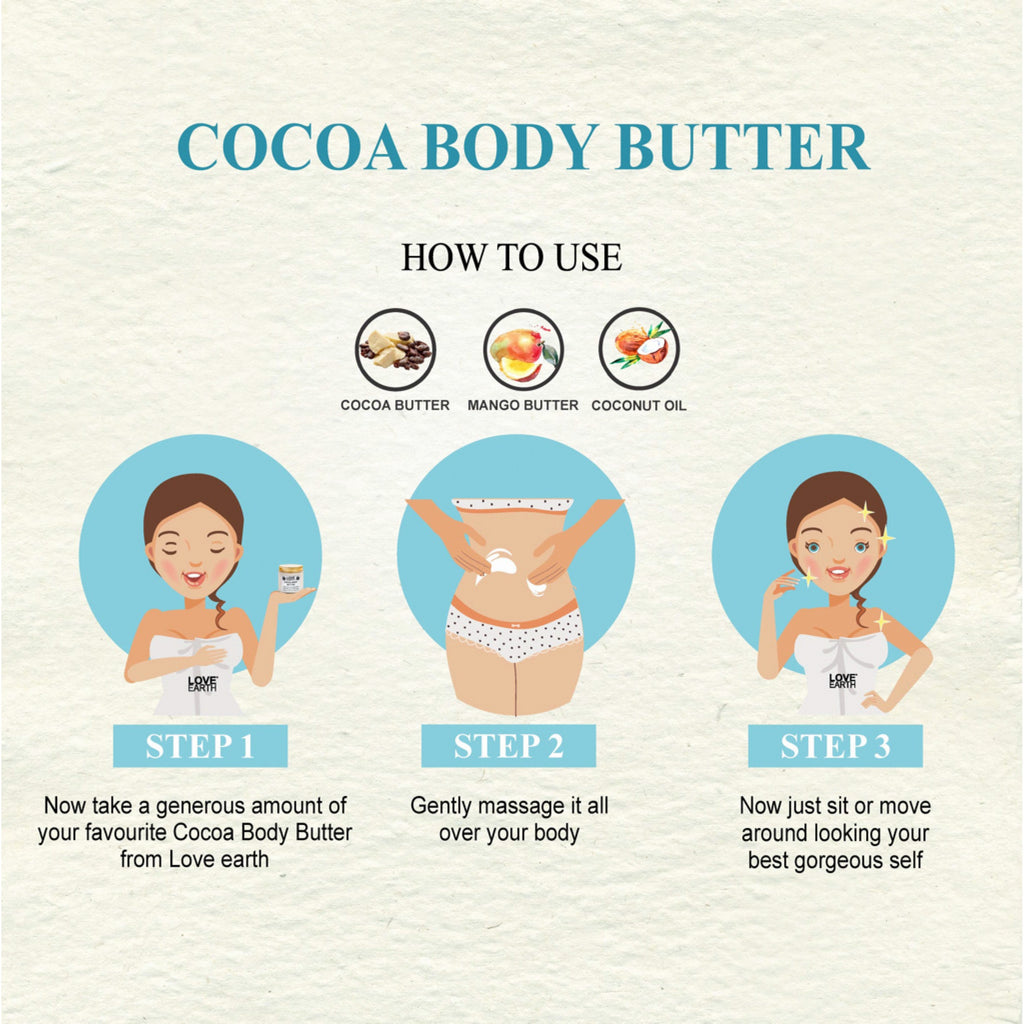 Love Earth Cocoa Body Butter - 100 gms