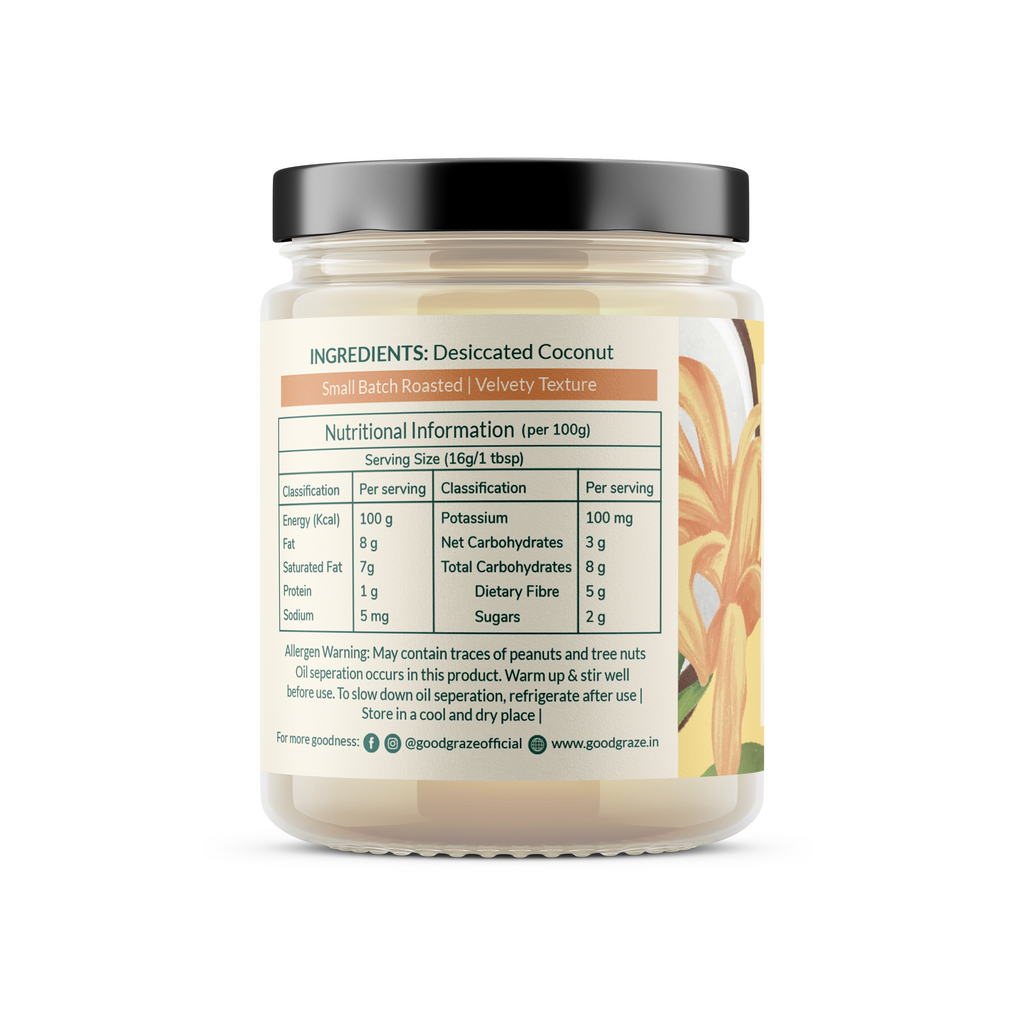 Good Graze Coconut Butter - 180 gms