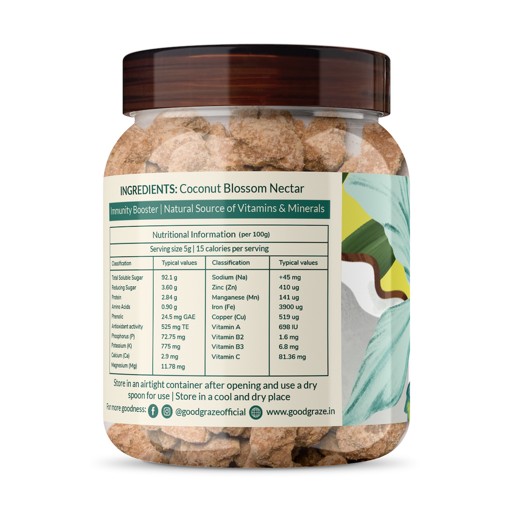 Good Graze Coconut Jaggery Cubes - 300gms