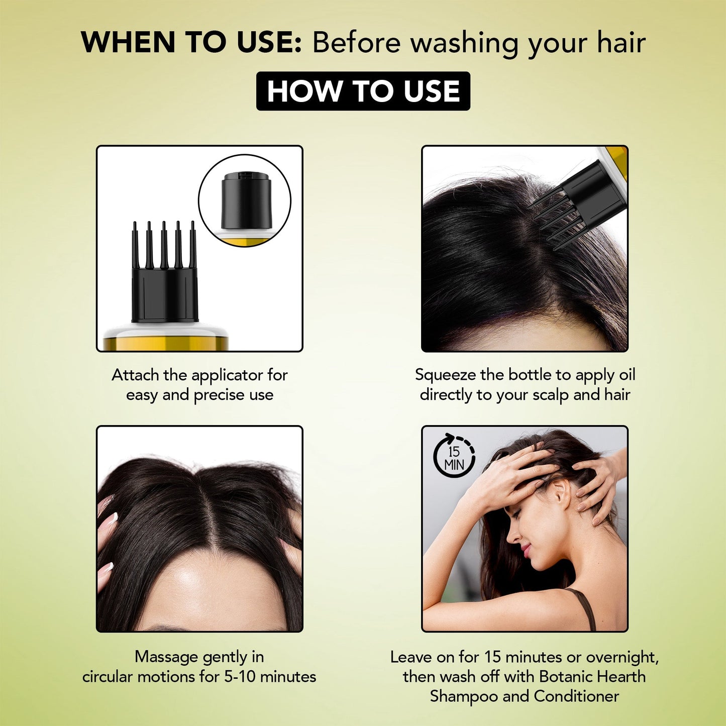 Botanic Hearth Coconut Zinc & Rosemary Castor - Hair Oil