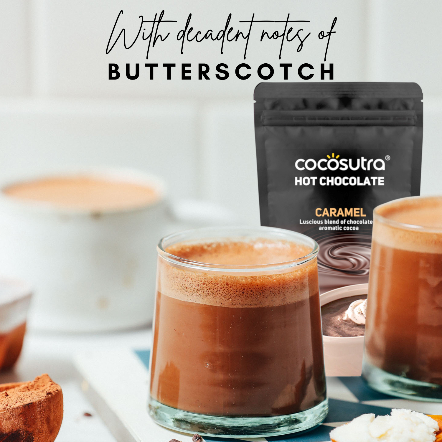 Cocosutra Hot Chocolate Mix Collection Pack 4 - 100 gms (Each)
