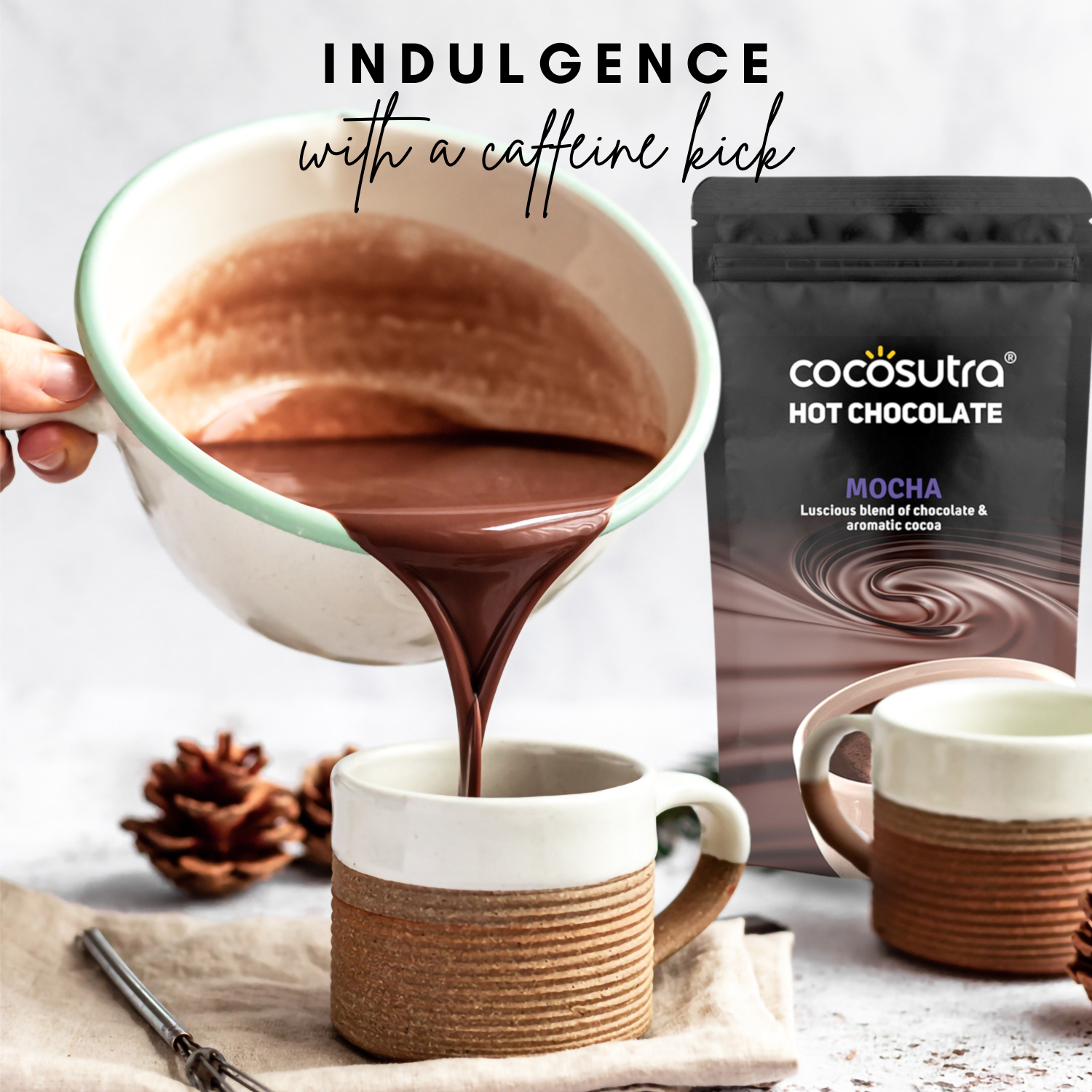 Cocosutra Return Gift Hamper 5 Packs of Hot Chocolate Mix -100 g Each