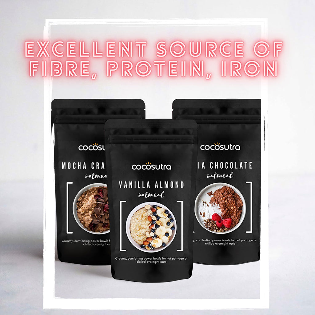 Cocosutra Vanilla Almond Oatmeal - 300 gms