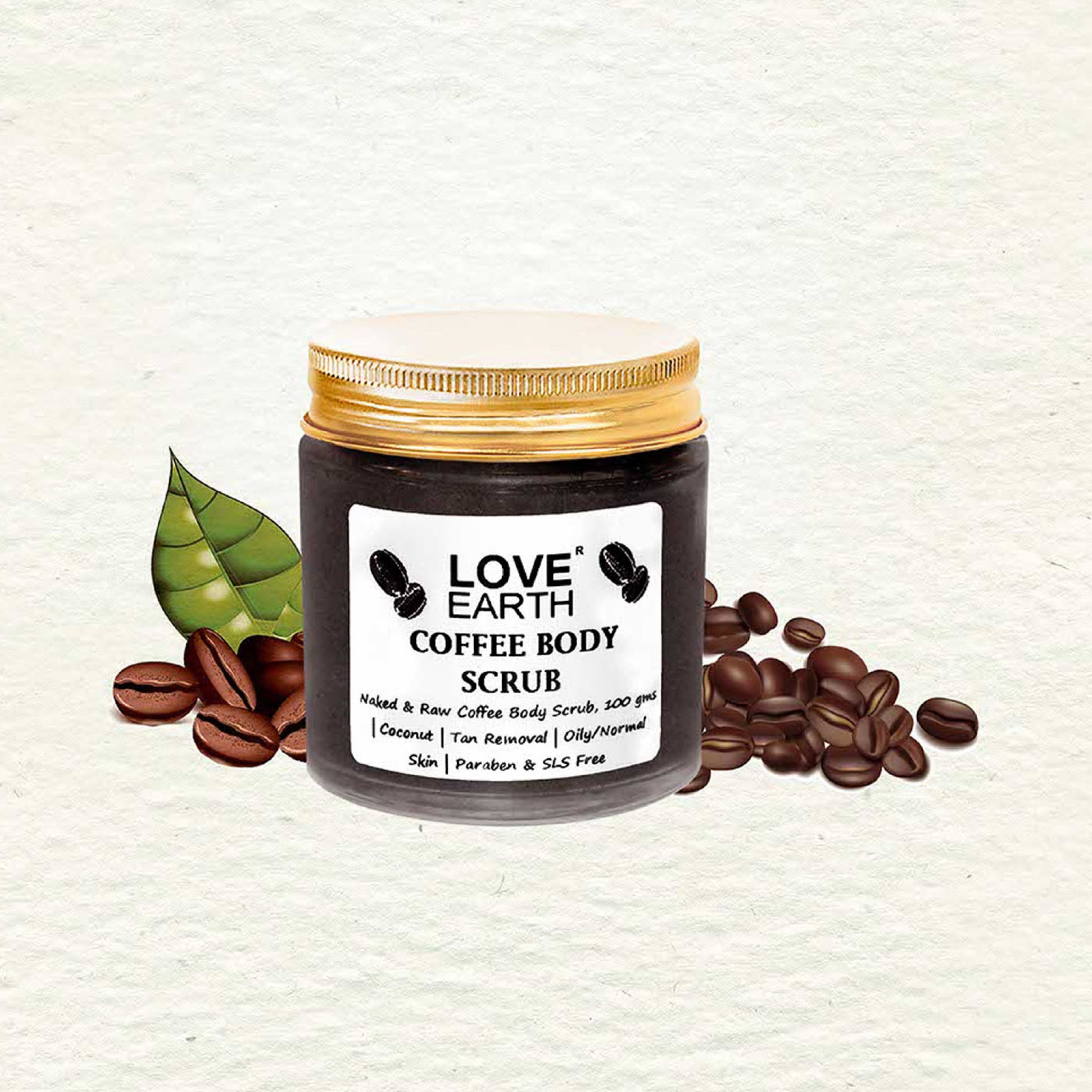 Love Earth Coffee Body Scrub - 100 gms