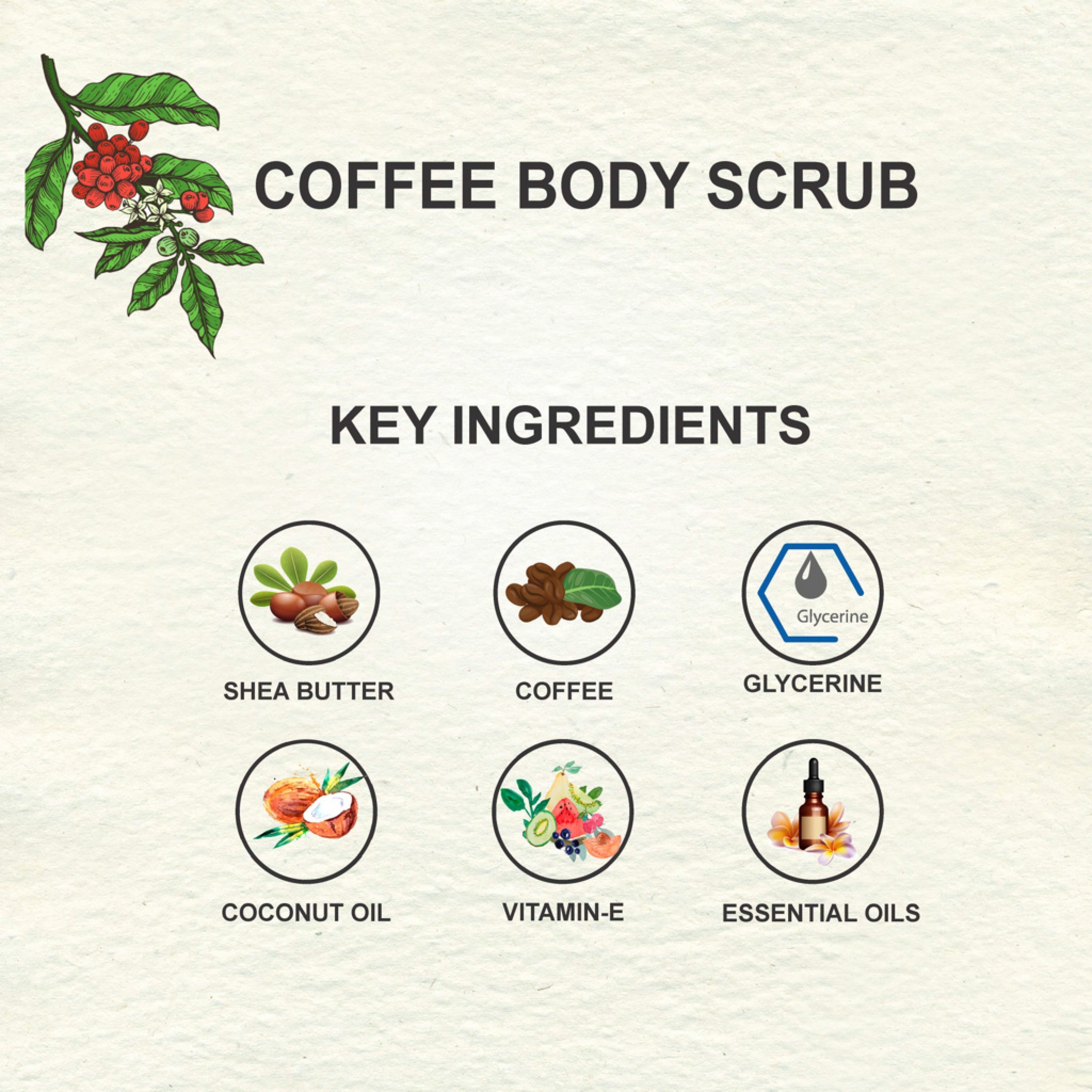 Love Earth Coffee Body Scrub - 100 gms