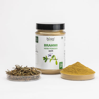 Bixa Botanical Brahmi - Nir Brahmi Herb Powder Bacopa Monnieri - 200 gms