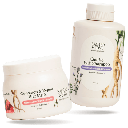 Sacred Grove Marshmallow Root Deep Conditioning Combo