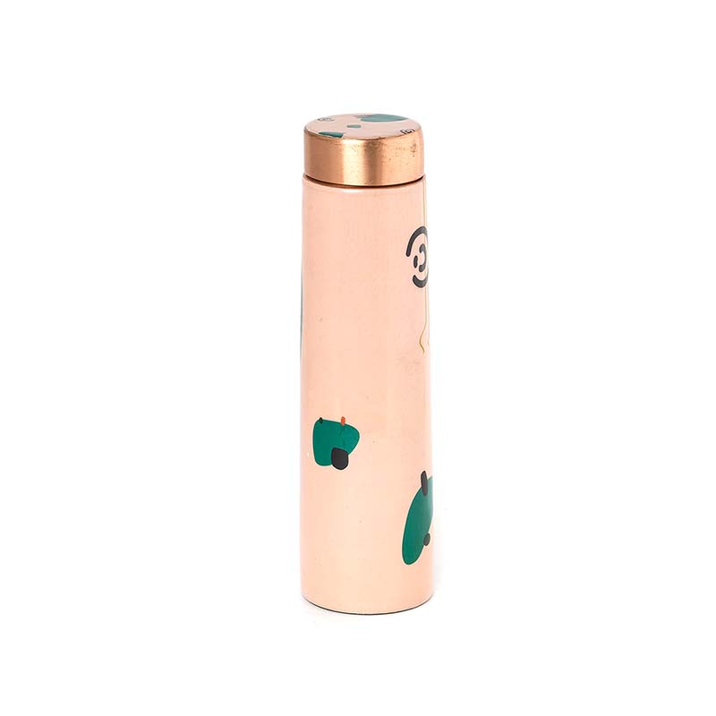 Trendy Copper Bottle Sporting Abstract Designs