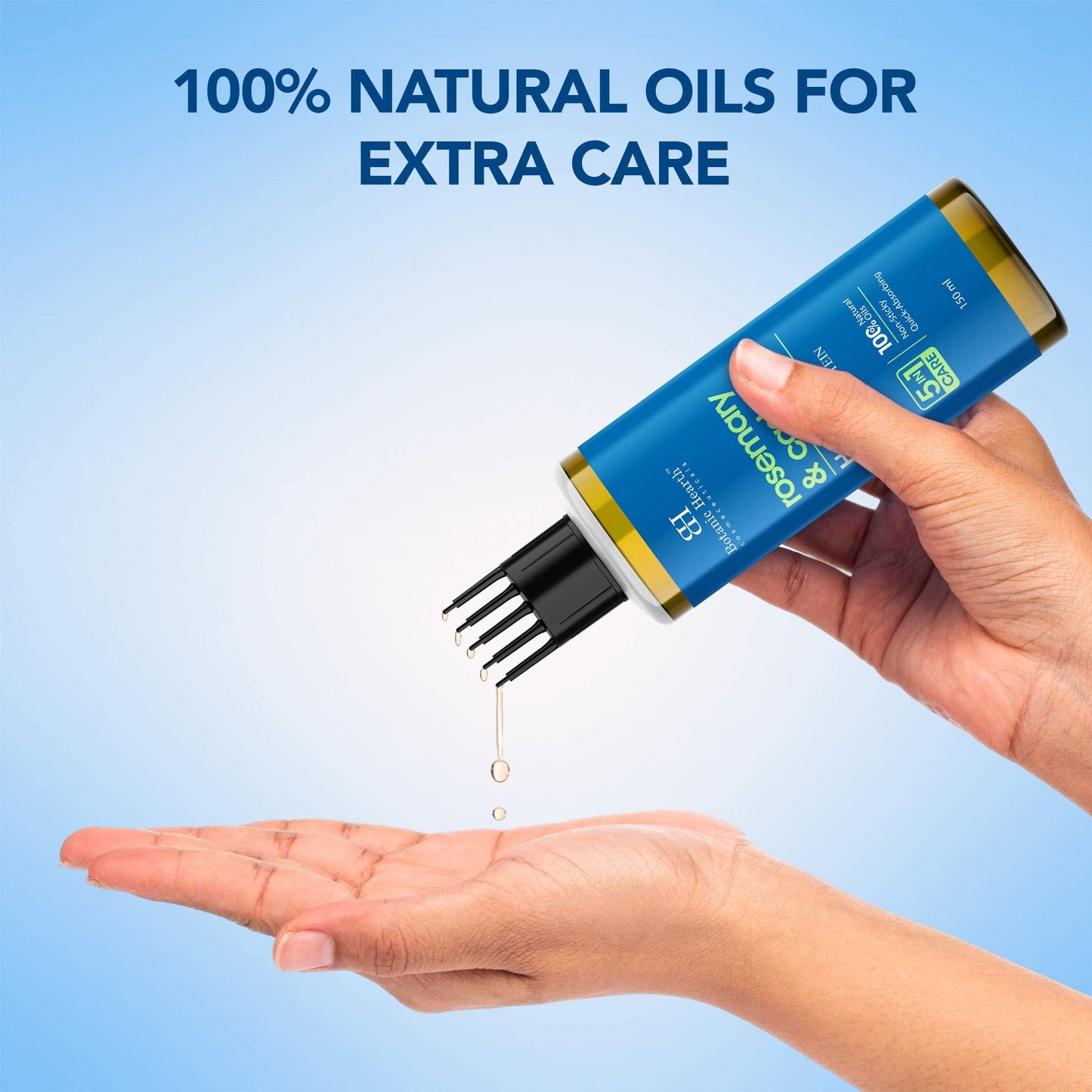 Botanic Hearth 100% Pure Rosemary Castor Oil for Hair Growth