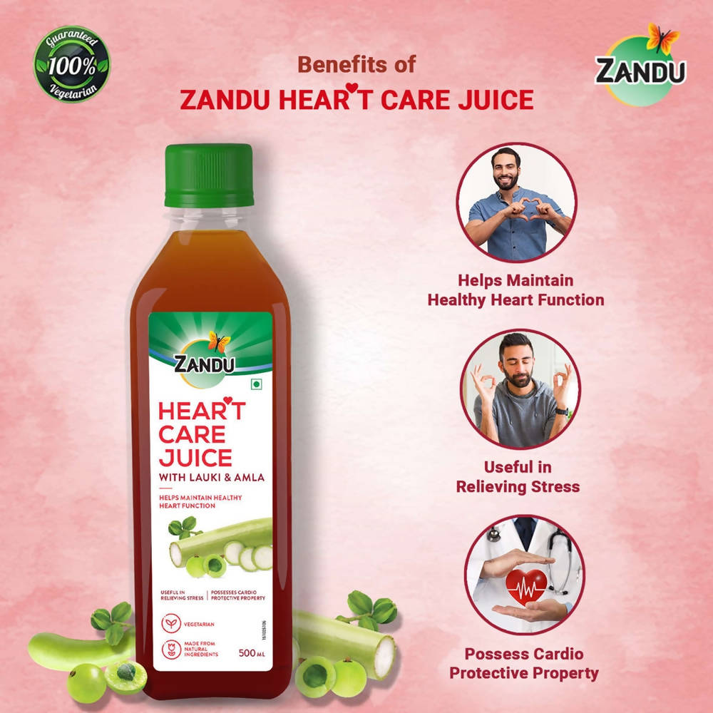 Zandu Heart Care Juice with Lauki & Amla - 500 ml
