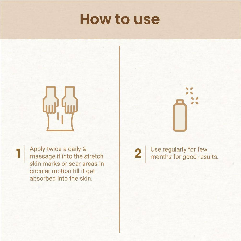 Mother Sparsh Stretch Mark Massage Oil - 100 ml
