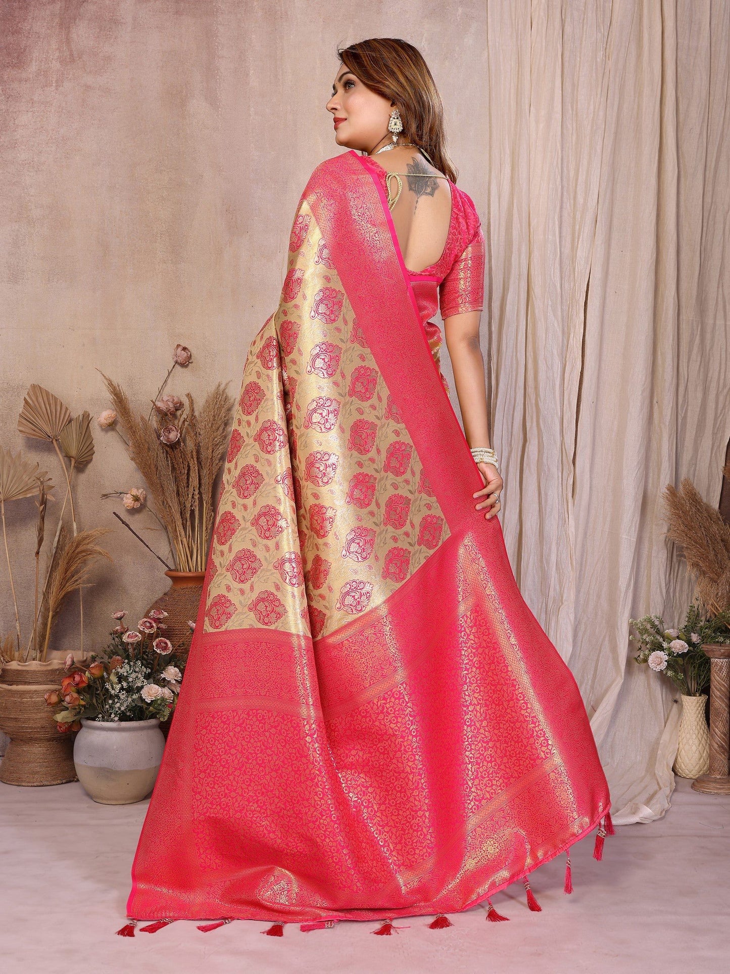 Anaita Banarasi Tissue Silk Saree