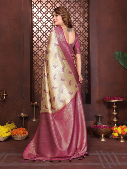 Anaita Banarasi Tissue Silk Saree