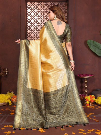 Anaita Banarasi Tissue Silk Saree