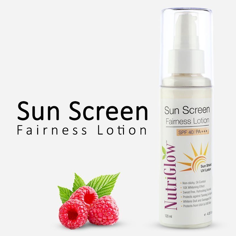 NutriGlow Sunscreen Fairness Lotion SPF 40 PA+++ - 120 ml