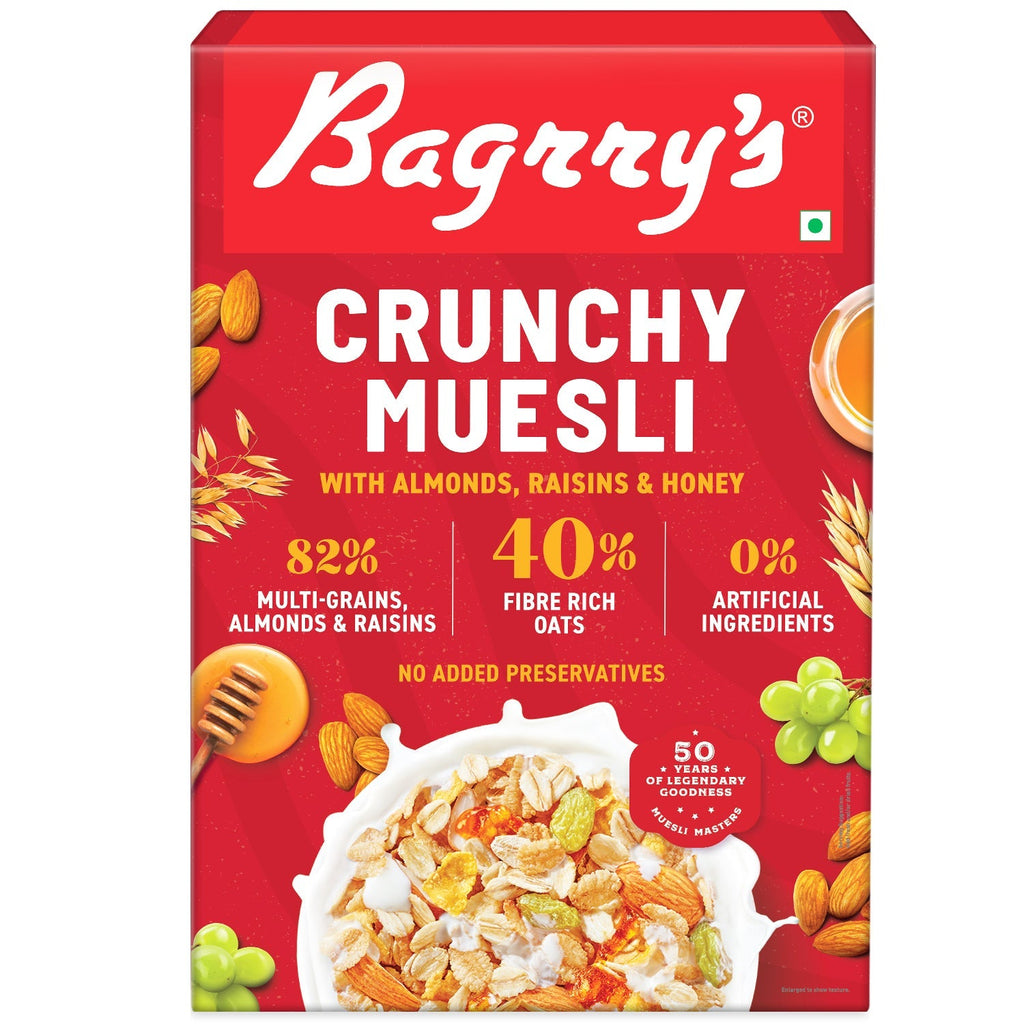 Bagrry's  Crunchy Muesli - Almonds, Raisins & Honey
